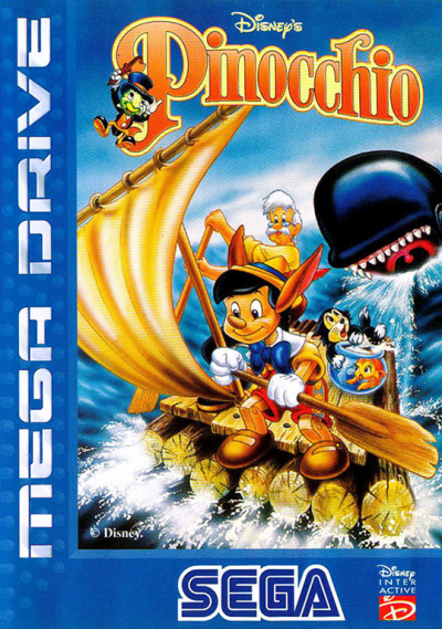 Pochette Pinocchio version Megadrive