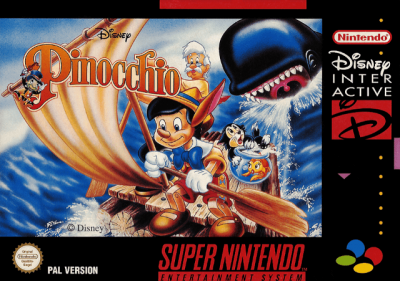 Pochette Pinocchio version Super Nintendo