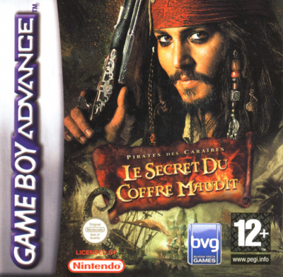 Pochette Pirates des Caraïbes : le Secret du Coffre Maudit version GameBoy Advance