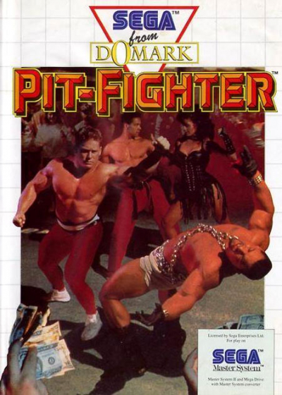 Pochette Pit-Fighter version Master System