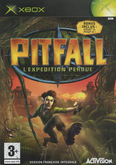 Pochette Pitfall : L'expédition Perdue version Xbox