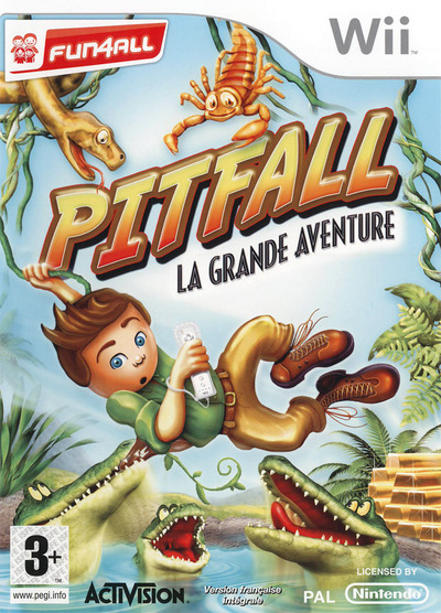 Pochette Pitfall : La Grande Aventure version Wii