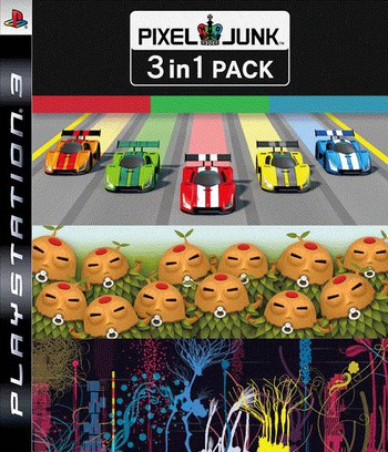 Pochette PixelJunk - 3 in 1 version PlayStation 3
