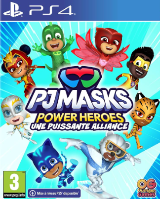Pochette PJ Masks Power Heroes : Une puissante alliance version PlayStation 4