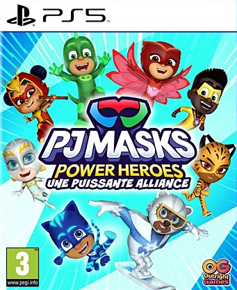 Pochette PJ Masks Power Heroes : Une puissante alliance version PlayStation 5