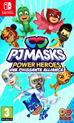 Pochette PJ Masks Power Heroes : Une puissante alliance version Switch