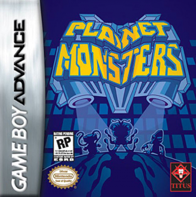 Pochette Planet Monsters version GameBoy Advance