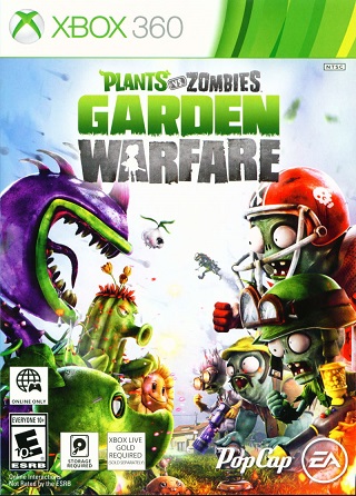 Pochette Plants vs. Zombies Garden Warfare version Xbox 360