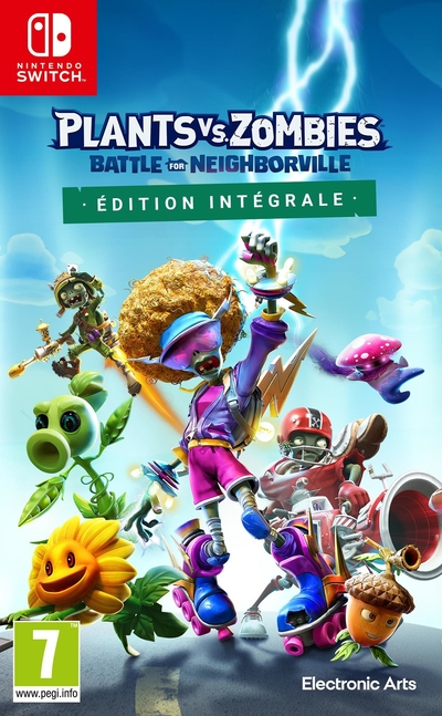 Pochette Plants vs Zombies : La Bataille de Neighborville version Switch