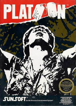 Pochette Platoon version NES