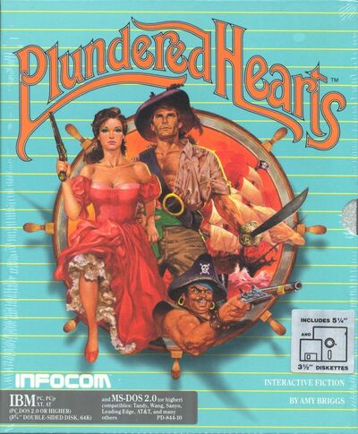 Pochette Plundered Hearts version PC MS-DOS