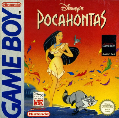 Pochette Pocahontas version GameBoy/Color