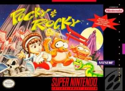 Pochette Pocky & Rocky version Super Nintendo