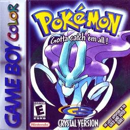 Pochette Pokémon Cristal version GameBoy/Color