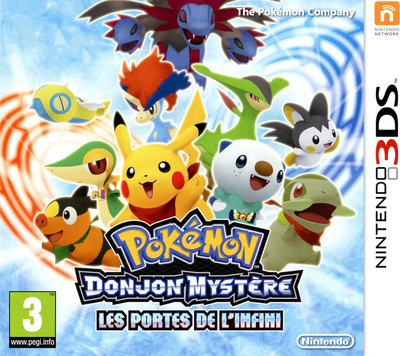 Pochette Pokémon Donjon Mystère : Les Portes de l'Infini version 3DS