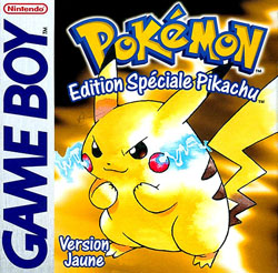 Pochette Pokémon Jaune version GameBoy/Color