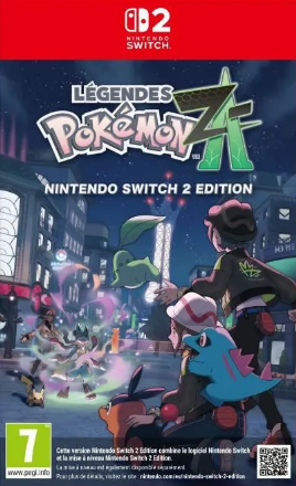 Pochette Pokémon Legends ZA version Switch 2