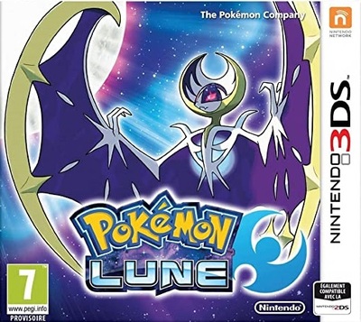 Pochette Pokémon Lune version 3DS