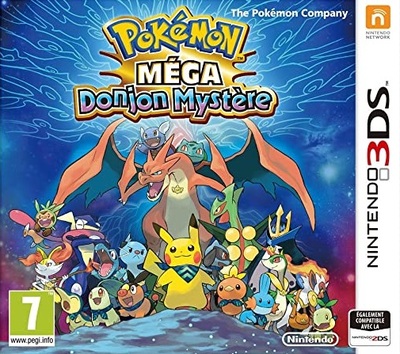 Pochette Pokémon Méga Donjon Mystère version 3DS