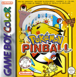 Pochette Pokémon Pinball version GameBoy/Color