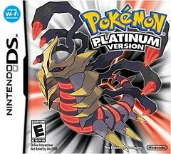 Pochette Pokémon Platine version DS