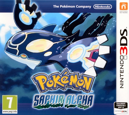 Pochette Pokémon Saphir Alpha version 3DS