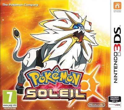 Pochette Pokémon Soleil version 3DS
