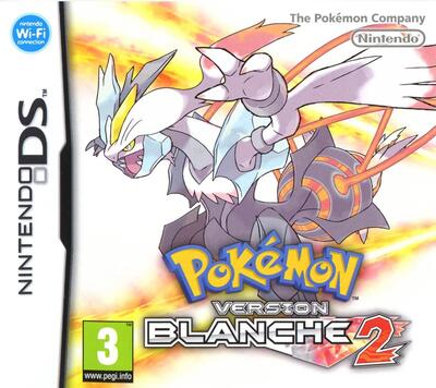 Pochette Pokémon version Blanche 2 version DS