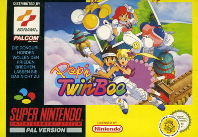 Pochette Pop'n TwinBee version Super Nintendo