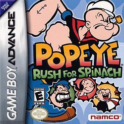 Pochette Popeye : Rush for Spinach version GameBoy Advance