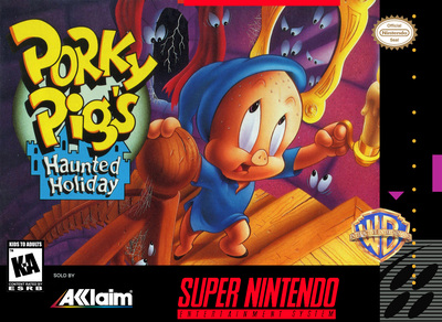Pochette Porky Pig's Haunted Holiday version Super Nintendo