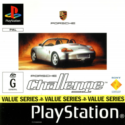 Pochette Porsche Challenge version PlayStation
