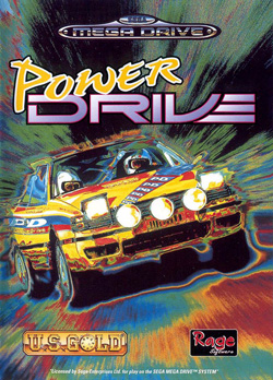 Pochette Power Drive version Megadrive