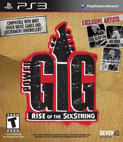 Pochette Power Gig : Rise of the SixString version PlayStation 3