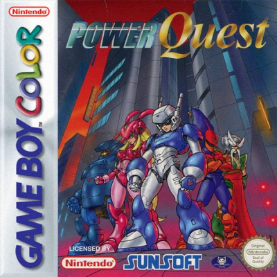 Pochette Power Quest version GameBoy/Color
