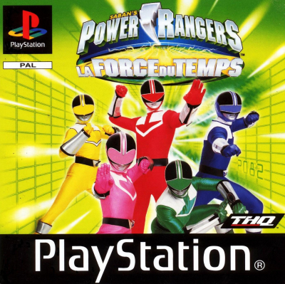Pochette Power Rangers : La Force du Temps version PlayStation