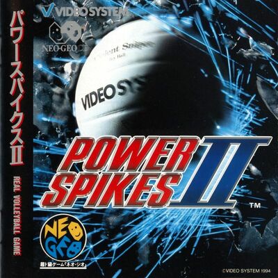 Pochette Power Spikes II version Neo-Geo CD