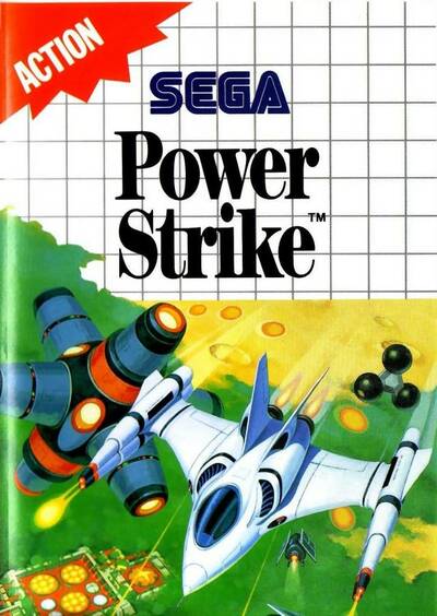 Pochette Power Strike version Master System