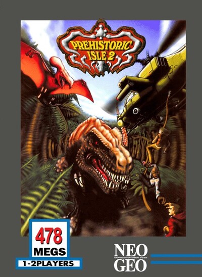 Pochette Prehistoric Isle 2 version Neo Geo