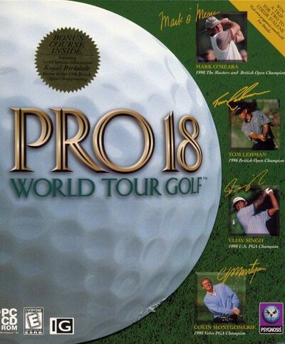 Pochette Pro 18 : World Tour Golf version PC Windows