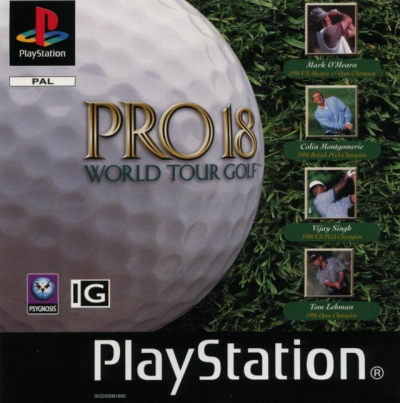 Pochette Pro 18 : World Tour Golf version PlayStation