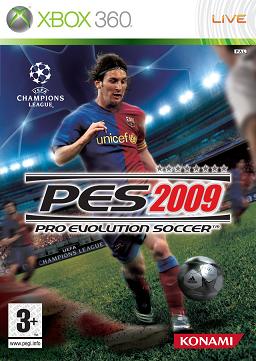 Pochette Pro Evolution Soccer 2009 version Xbox 360