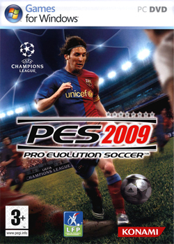 Pochette Pro Evolution Soccer 2009 version PC Windows