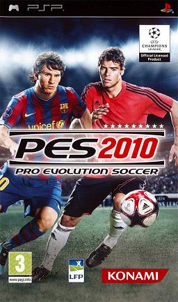 Pochette Pro Evolution Soccer 2010 version PSP