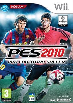 Pochette Pro Evolution Soccer 2010 version Wii