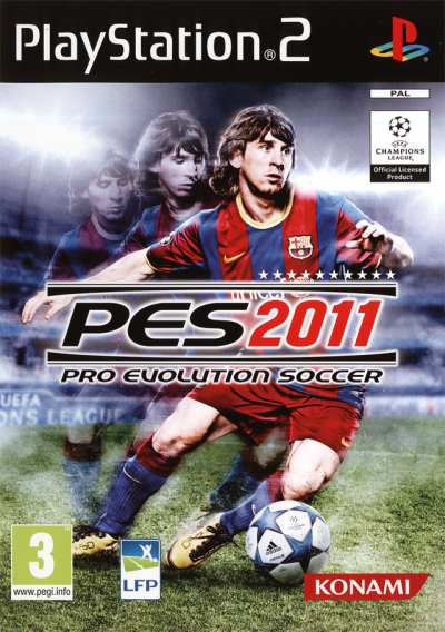 Pochette Pro Evolution Soccer 2011 version PlayStation 2