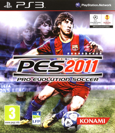 Pochette Pro Evolution Soccer 2011 version PlayStation 3