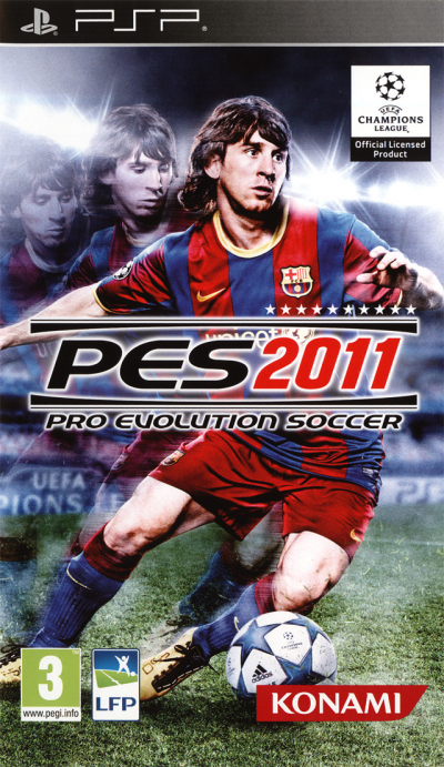 Pochette Pro Evolution Soccer 2011 version PSP