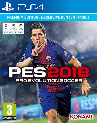 Pochette Pro Evolution Soccer 2018 version PlayStation 4