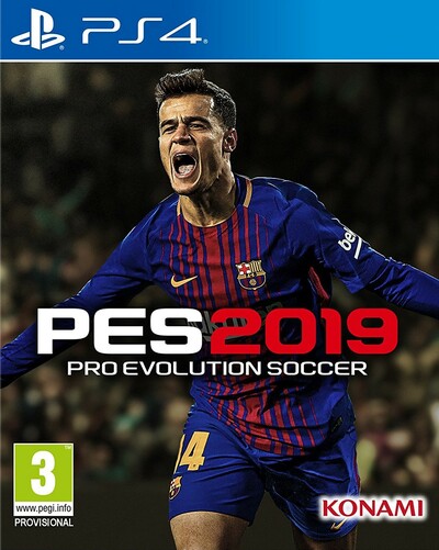 Pochette Pro Evolution Soccer 2019 version PlayStation 4